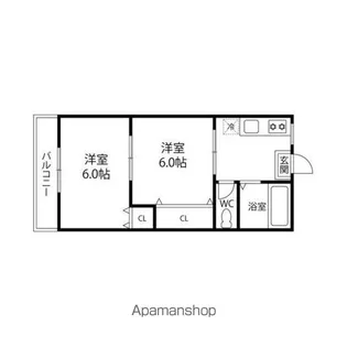 グランヒルズ【205号室】の間取り