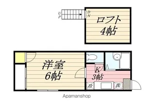 ヴィラ セラヴィ【2階】の間取り