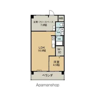 サンヴィラ森【2階】の間取り