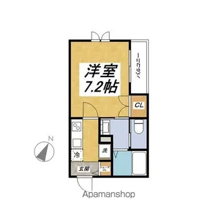 シグナス小竹【105号室】の間取り