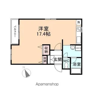 スカイパレス参番館【1階】の間取り