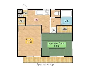 グリーンウッド【2階】の間取り