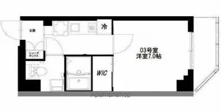 スタジオスクエア弘明寺【3階】の間取り