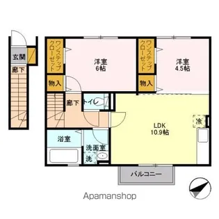 リベルテ【2階】の間取り