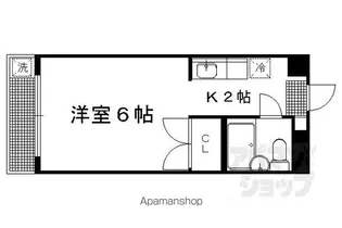 サンライズヒガシラ【203号室】の間取り