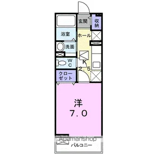 モントシャイン【1階】の間取り