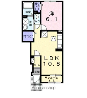 ルルタンA【1階】の間取り
