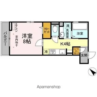フォレスター【1階】の間取り