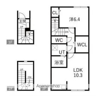 エテルノ松見町【302号室】の間取り