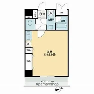 グリーンハイツ新道【6階】の間取り