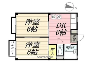 セラミックハイツ鶴見【2階】の間取り