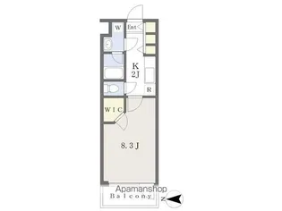 FORESTA西船橋【2階】の間取り