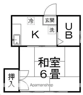 コーポたいむ【206号室】の間取り
