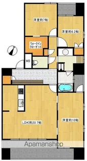グランドメゾン浄水【2階】の間取り