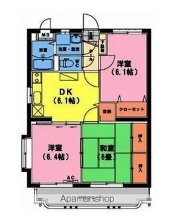 ユーミーいちまるⅤ【2階】の間取り
