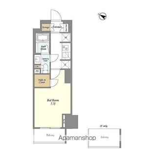 ドゥーエ横濱鶴見【3階】の間取り