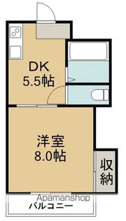 ノーヴァハイツ【201号室】の間取り