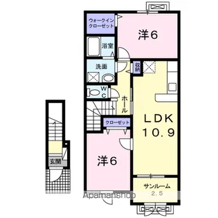 COMFORT(コンフォート)【2階】の間取り