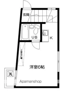 フラット大久保D【2階】の間取り