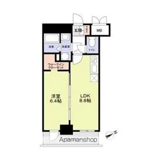 FORTRESS新栄【12階】の間取り