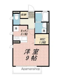 コットンハウスⅡ【101号室】の間取り