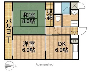 パストラーレⅢ【3階】の間取り