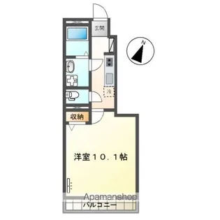 プランドール【1階】の間取り