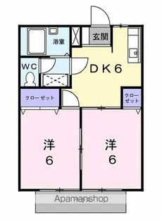 シティハイツ笹野【1階】の間取り