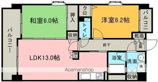 メリーライトHAKOZAKI【5階】の間取り