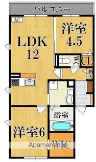 リアングランデ【2階】の間取り