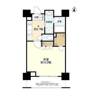 スタイリオ蒲田【4階】の間取り