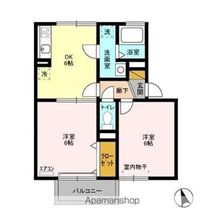 オークヒルズ【1階】の間取り