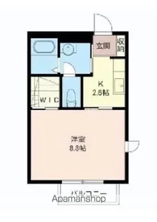 グランパルテールB【1階】の間取り