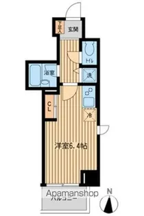 ジョイシティ住吉Ⅱ【6階】の間取り