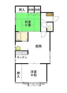 コーポモリヤ【B号室】の間取り