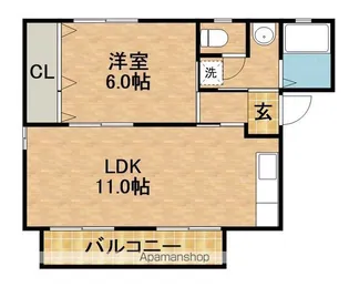 ベルハウス【2階】の間取り