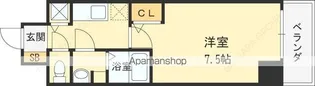 プレサンス梅田東ベータ【14階】の間取り