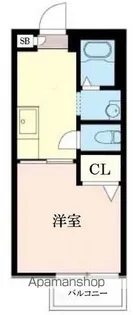 グランドール杉並【105号室】の間取り