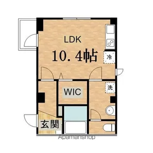 KAOLELE聖蹟【304号室】の間取り