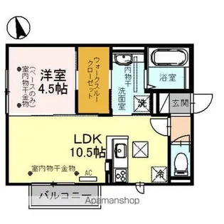 villa foresta(ヴィラフォレスタ)【2階】の間取り