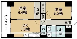 上杉八番館【3階】の間取り