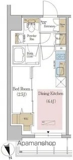アーバネックス東京八丁堀【7階】の間取り