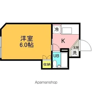 モンシャトー箕輪【207号室】の間取り