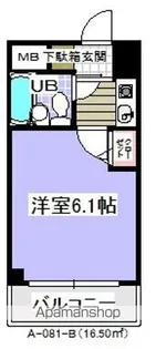 ローズガーデンA81番館【3階】の間取り