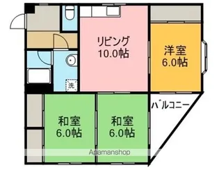 エナール高須【303号室】の間取り