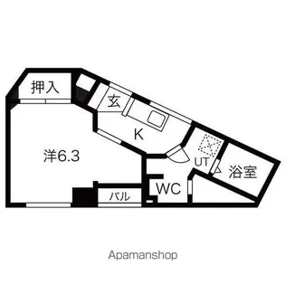 MAISON平安【3階】の間取り