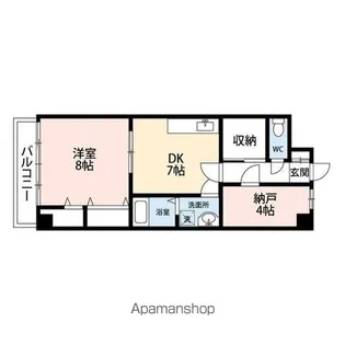 フレンディビル【7階】の間取り