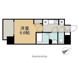 アステリ鶴舞トゥリア【6階】の間取り
