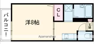 サンブライト月隈【1階】の間取り