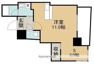 エスカーザ荒田【203号室】の間取り